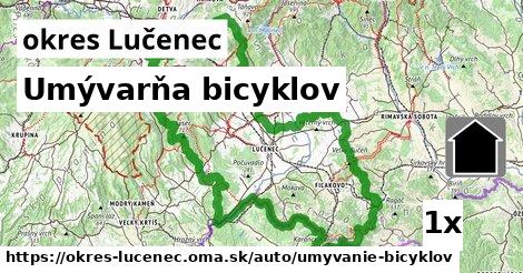 Umývarňa bicyklov, okres Lučenec