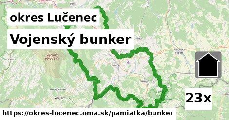 Vojenský bunker, okres Lučenec