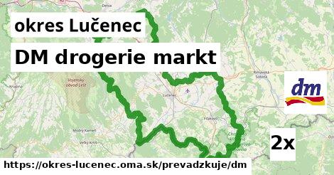 DM drogerie markt, okres Lučenec