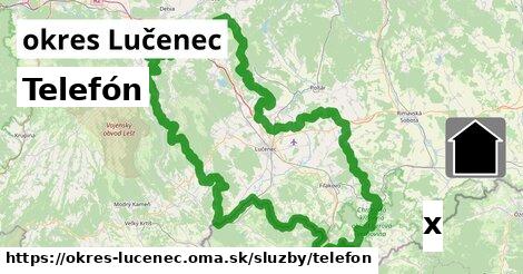 Telefón, okres Lučenec