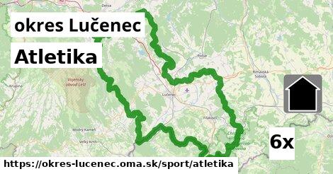 Atletika, okres Lučenec