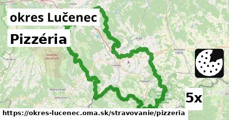 Pizzéria, okres Lučenec