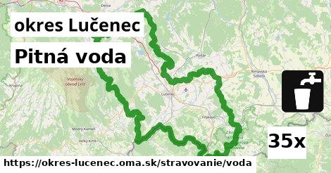 Pitná voda, okres Lučenec