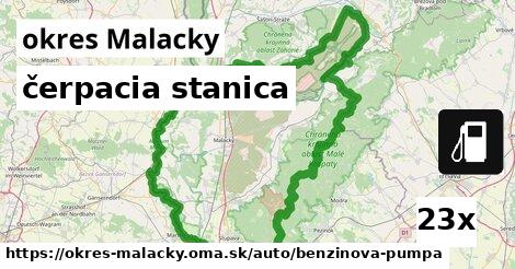 čerpacia stanica, okres Malacky