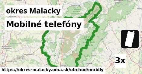Mobilné telefóny, okres Malacky