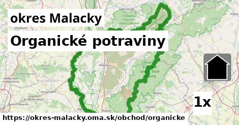 Organické potraviny, okres Malacky