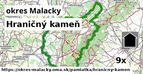 Hraničný kameň, okres Malacky