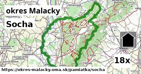 socha v okres Malacky