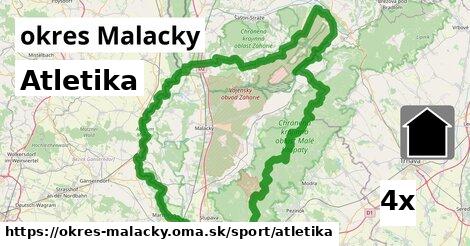 Atletika, okres Malacky