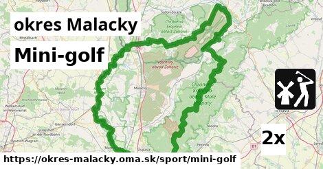 Mini-golf, okres Malacky