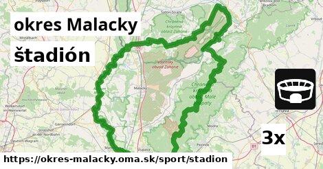 štadión, okres Malacky