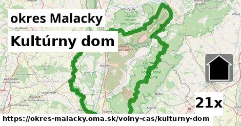 Kultúrny dom, okres Malacky