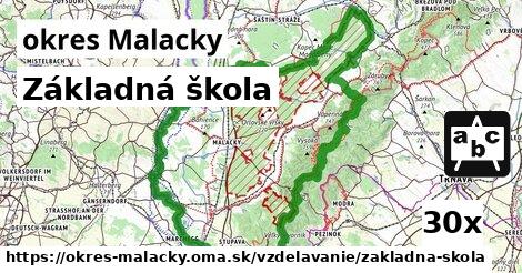 Základná škola, okres Malacky