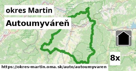 Autoumyváreň, okres Martin