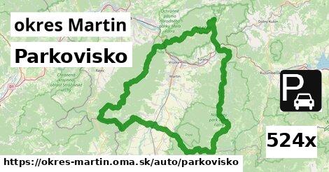 Parkovisko, okres Martin