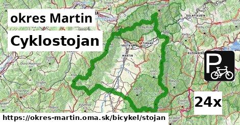 Cyklostojan, okres Martin