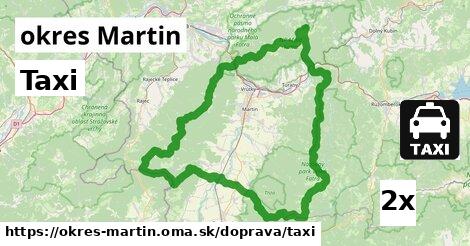 Taxi, okres Martin