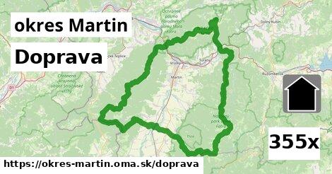 doprava v okres Martin