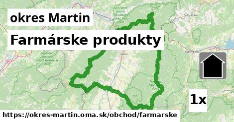 farmárske produkty v okres Martin