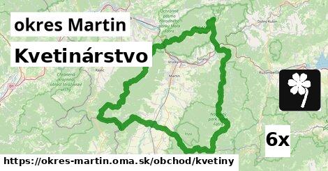 kvetinárstvo v okres Martin