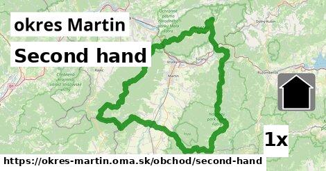 Second hand, okres Martin