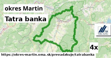 Tatra banka, okres Martin