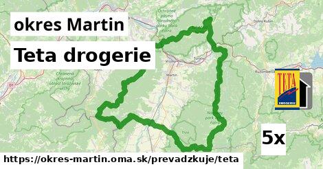 Teta drogerie, okres Martin