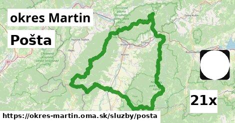 Pošta, okres Martin