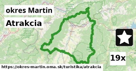 Atrakcia, okres Martin