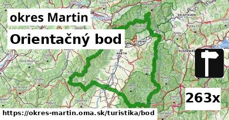 Orientačný bod, okres Martin