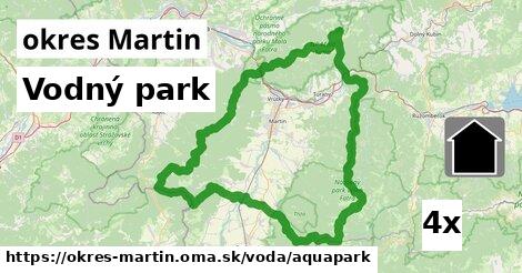 Vodný park, okres Martin
