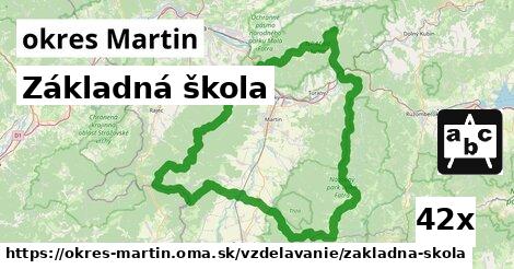 Základná škola, okres Martin