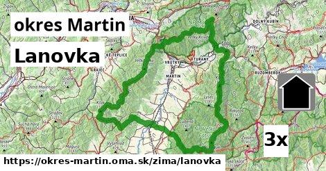 lanovka v okres Martin