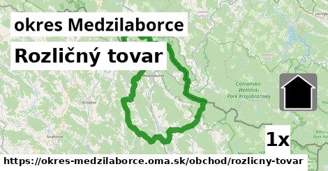 Rozličný tovar, okres Medzilaborce