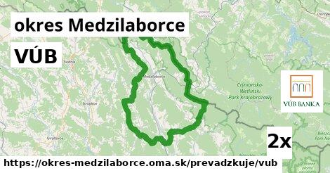 VÚB, okres Medzilaborce