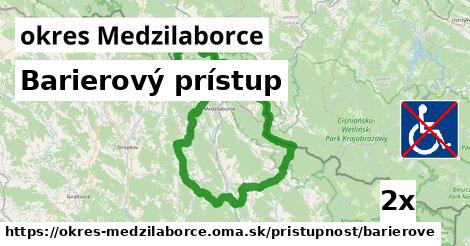 Barierový prístup, okres Medzilaborce