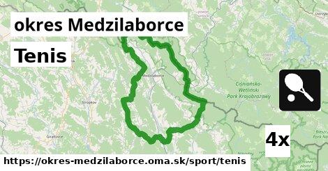 Tenis, okres Medzilaborce