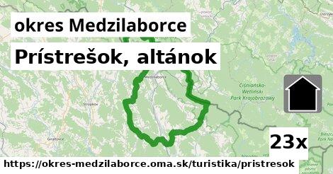 Prístrešok, altánok, okres Medzilaborce