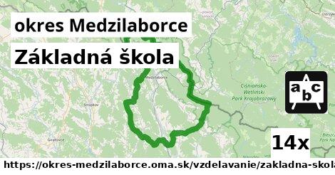 Základná škola, okres Medzilaborce