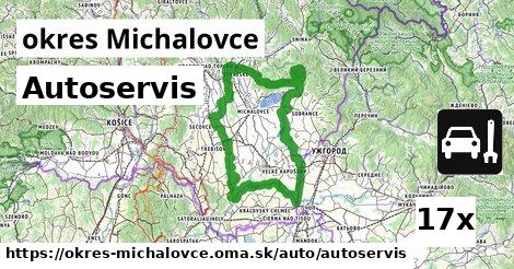 Autoservis, okres Michalovce