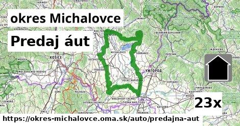 Predaj áut, okres Michalovce