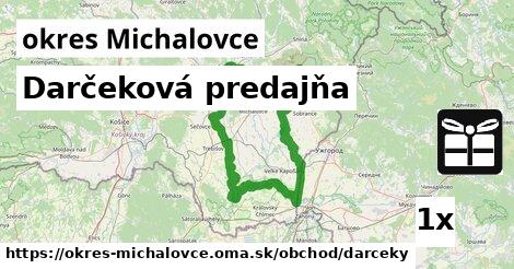 Darčeková predajňa, okres Michalovce