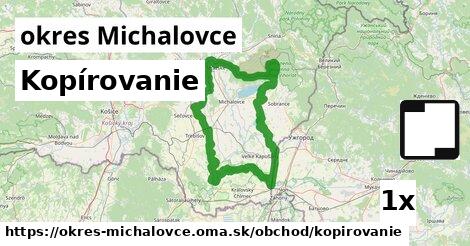 Kopírovanie, okres Michalovce