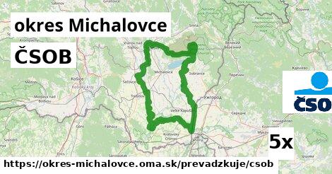ČSOB, okres Michalovce