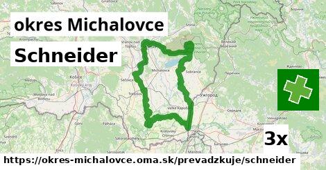 Schneider, okres Michalovce
