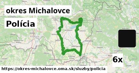 Polícia, okres Michalovce