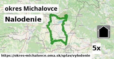 nalodenie v okres Michalovce