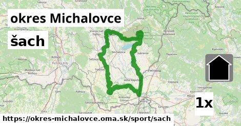 šach, okres Michalovce