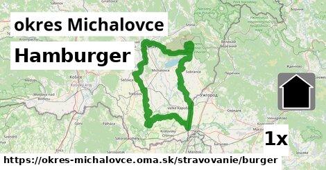 Hamburger, okres Michalovce