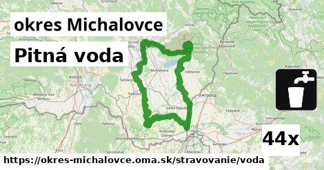 Pitná voda, okres Michalovce